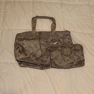 Authentic Coach Bag & Clutch